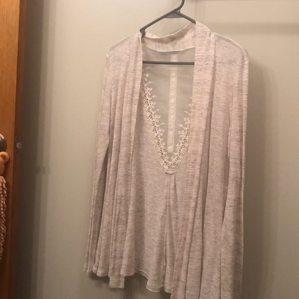 Maurice’s cream cardigan